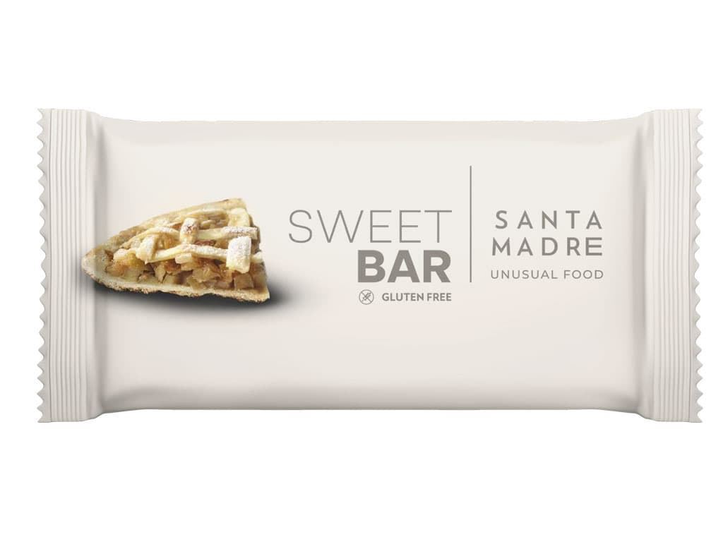 Barritas energética SANTA MADRE de avena OATCAKE BAR - "TARTA DE MANZANA" - 60g. - Imagen 1