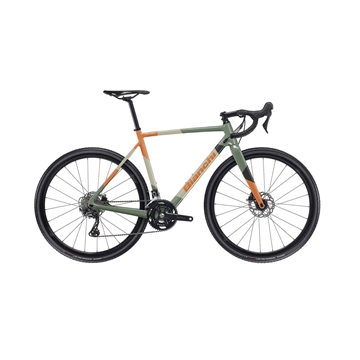 Bicicleta Ciclocrós BIANCHI ZOLDER PRO GRX610 1x12S.  Tangerine Orange / White - Desert Green Matt - Imagen 1
