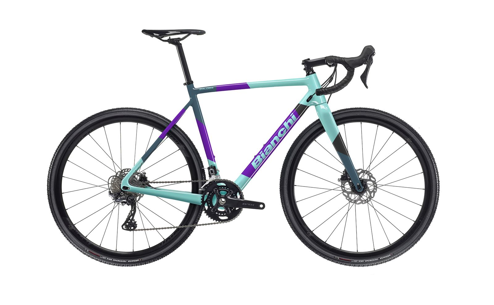 Bicicleta Ciclocrós BIANCHI ZOLDER PRO Ultegra 2x12sp.  Purple - Abyssal Teal Glossy - Imagen 1
