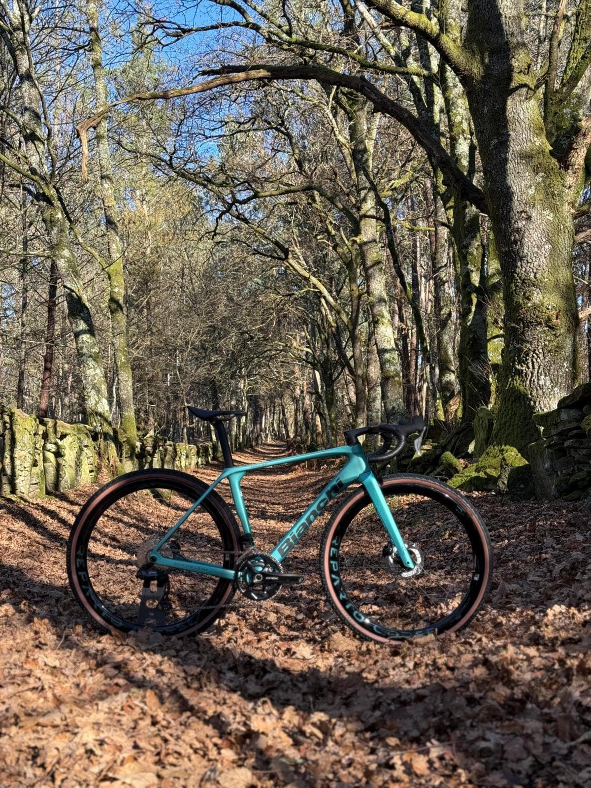 Bicicleta Gravel BIANCHI Impulso RC - GRX 825 DI2 2x12sp CELESTE METALLIC - Imagen 1