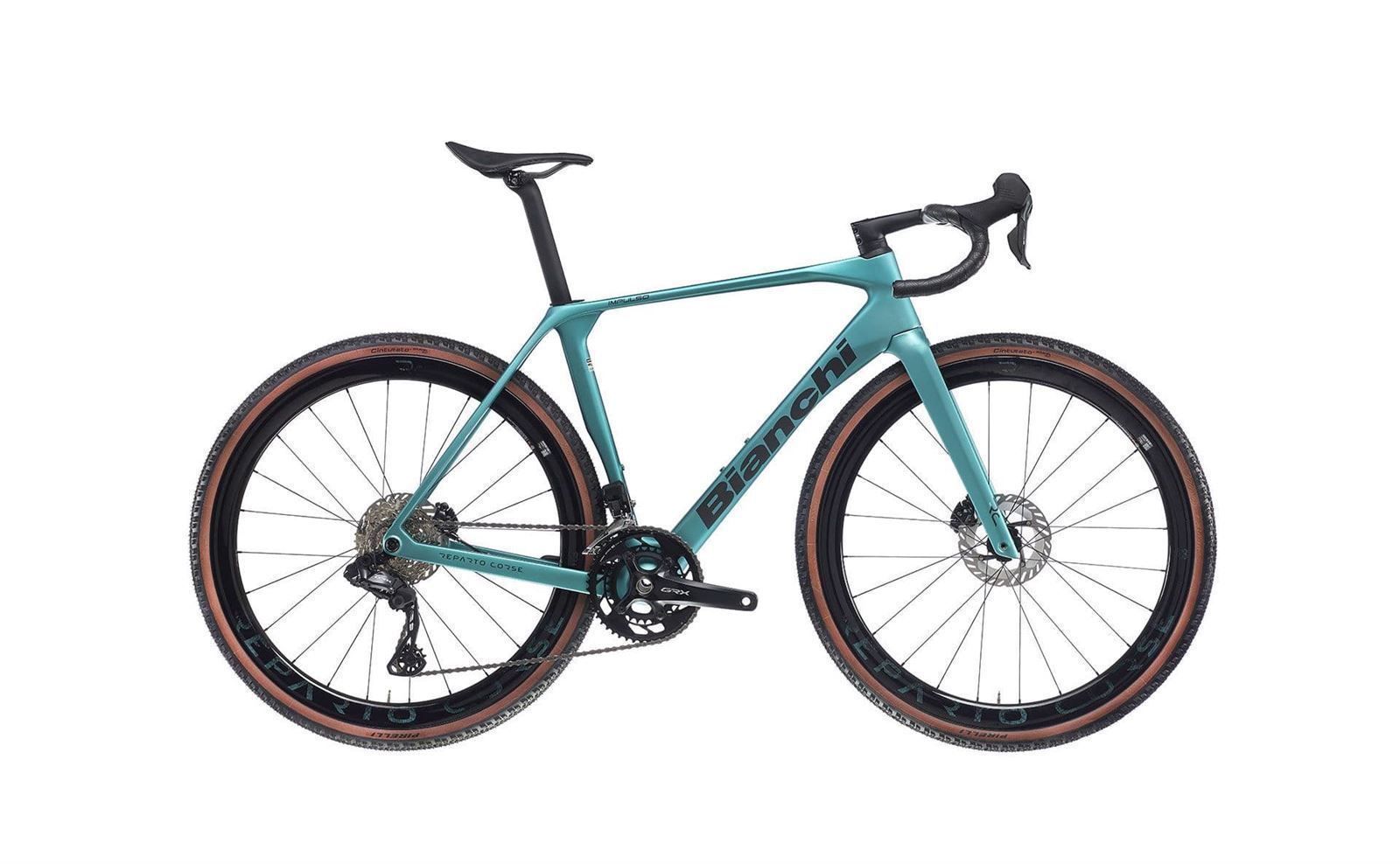 Bicicleta Gravel BIANCHI Impulso RC - GRX 825 DI2 2x12sp CELESTE METALLIC - Imagen 8