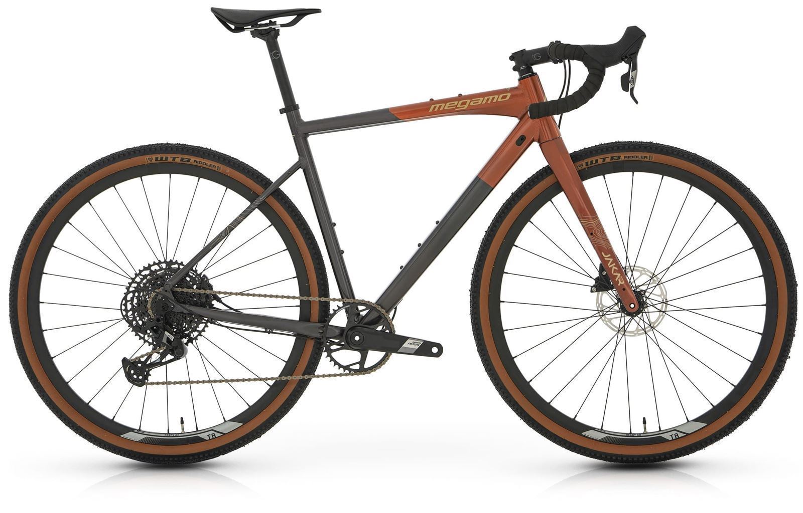 BICICLETA GRAVEL MEGAMO JAKAR 20 BROWN 2024. ULTIMA UNIDAD!! TALLA S - Imagen 4