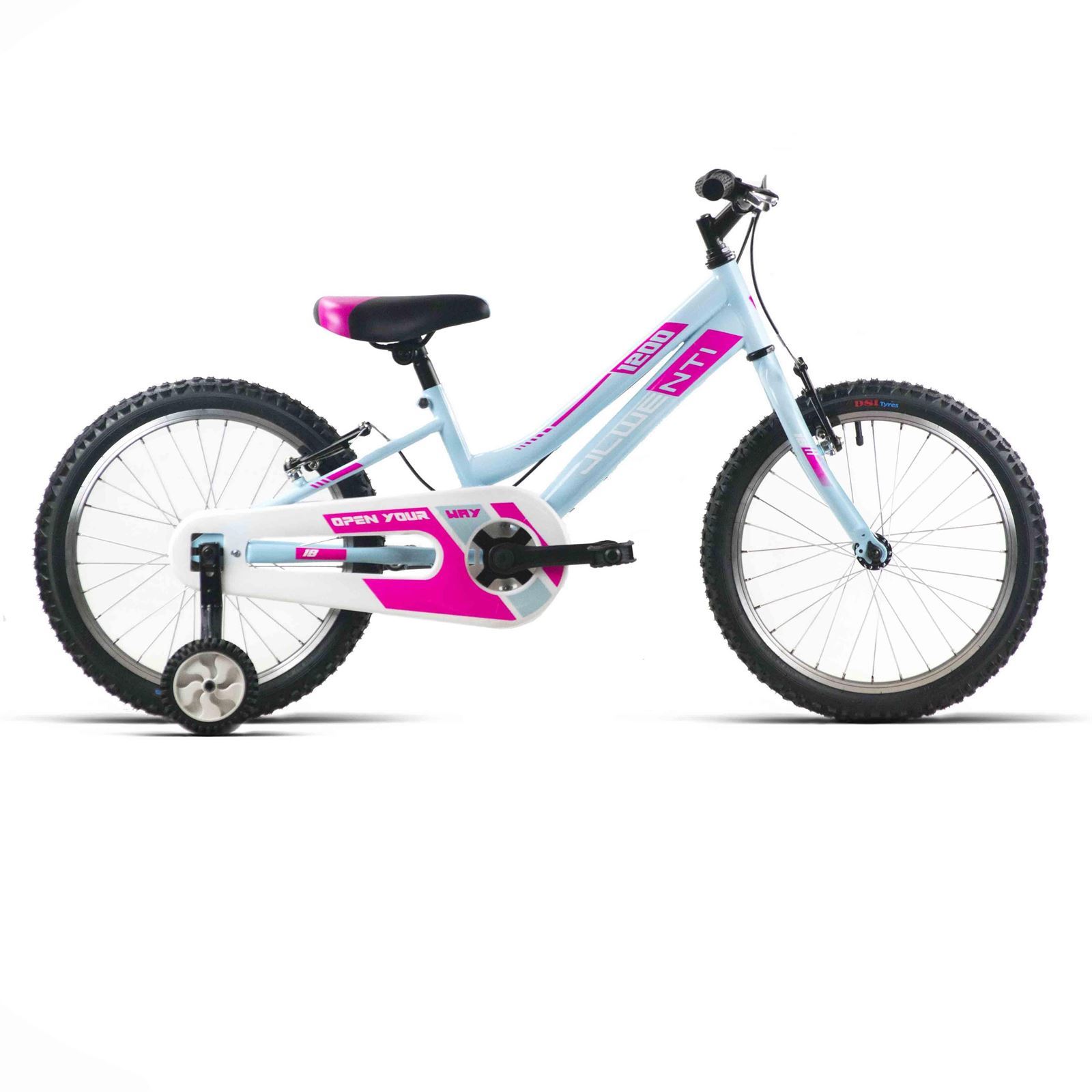 Bicicleta Infantil JL-WENTI 18" CELESTE/BLANCO "1200" 2023 - Imagen 1
