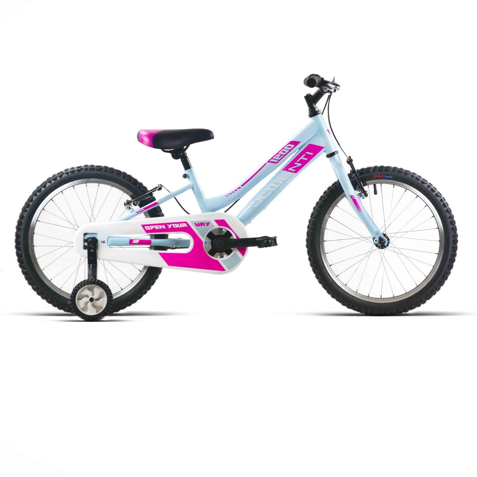 Bicicleta Infantil JL-WENTI 18" CELESTE/BLANCO "1200" 2023 - Imagen 1