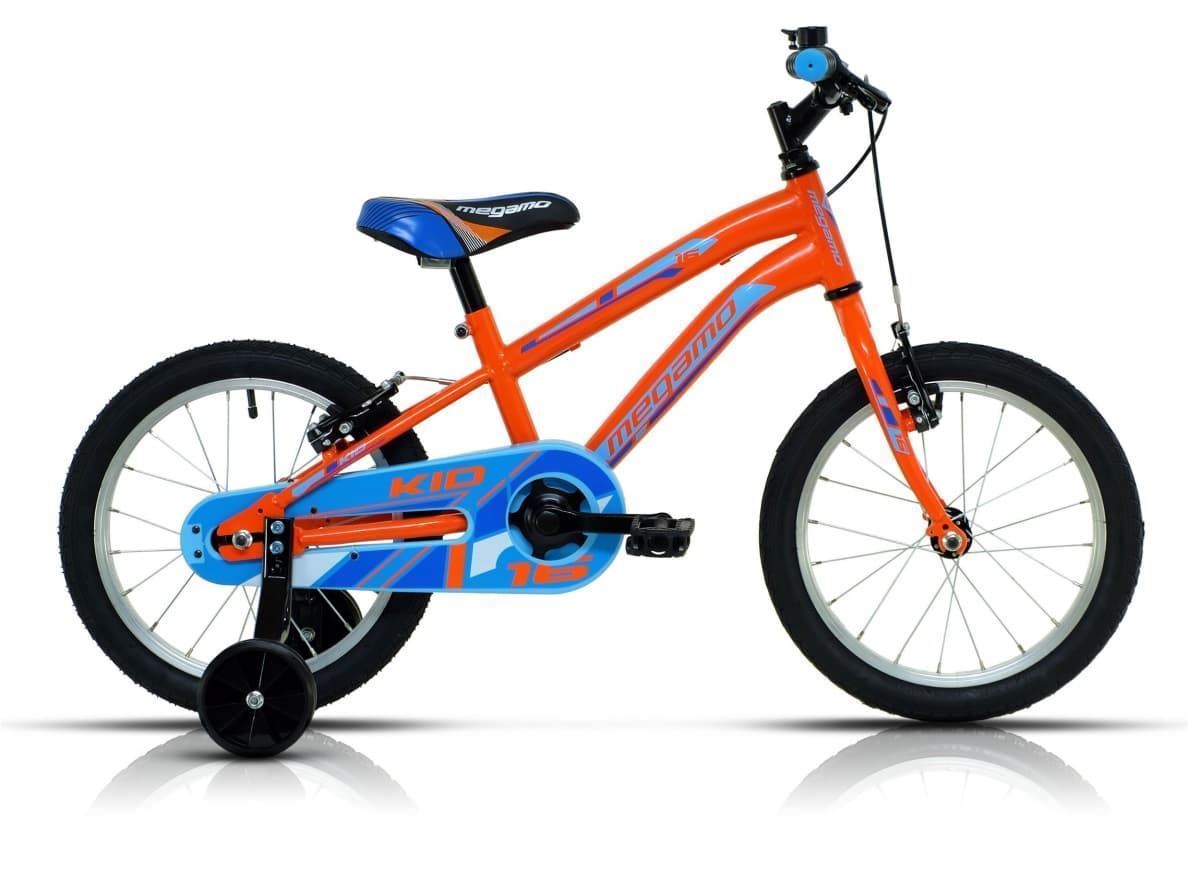 Bicicleta Infantil MEGAMO MTB 16¨KID. Naranja/Azul. ÚLTIMA UNIDAD - Imagen 1