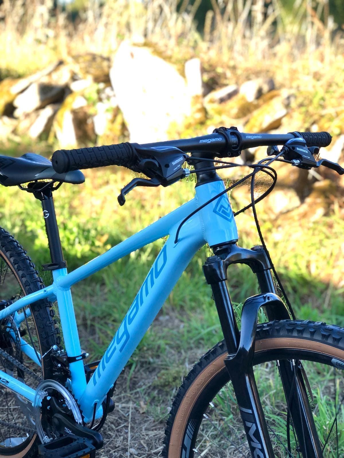 Bicicleta MTB 26¨MEGAMO KU2. AZUL CLARO - Imagen 2