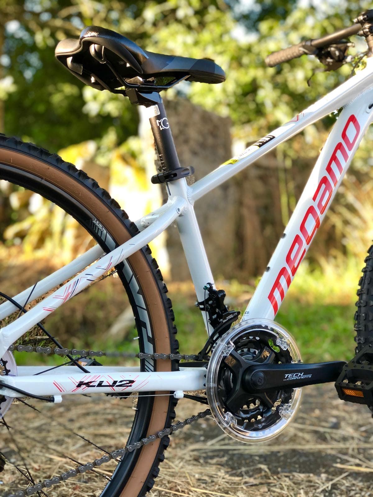 Bicicleta MTB 26¨MEGAMO KU2. BLANCO/ROJO - Imagen 1