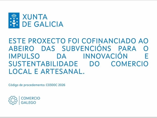 PROXECTO COFINANCIADO PARA O IMPULSO DA INNOVACIÓN E SUSTENTABILIDADE DO COMERCIO LOCAL