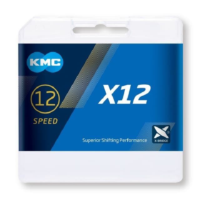 CADENA KMC X12 ORO/NEGRO 126P 12V - Imagen 1