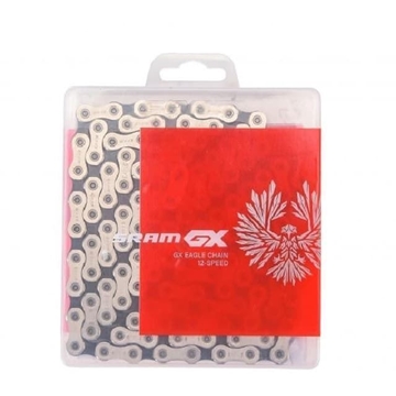 Cadena SRAM GX EAGLE 126 ESL NEGRA/PLATA, 12V - Imagen 1