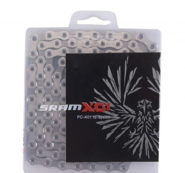 Cadena SRAM X01 EAGLE 126 ESL PLATA, 12V - Imagen 1