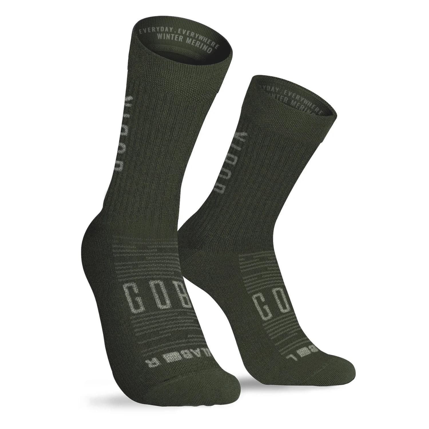 CALCETINES LANA MERINO GOBIK UNISEX VERDE - Imagen 1
