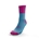 Calcetines Multideporte Medium Cut Azul / Rosa Flúor - Imagen 1