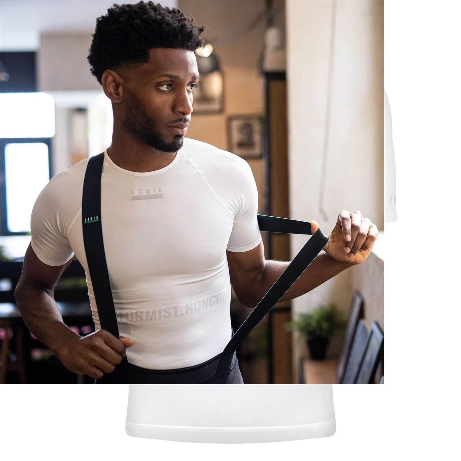 CAMISETA INTERIOR GOBIK MANGA CORTA LIMBER SKIN HOMBRE BLANCO - Imagen 3