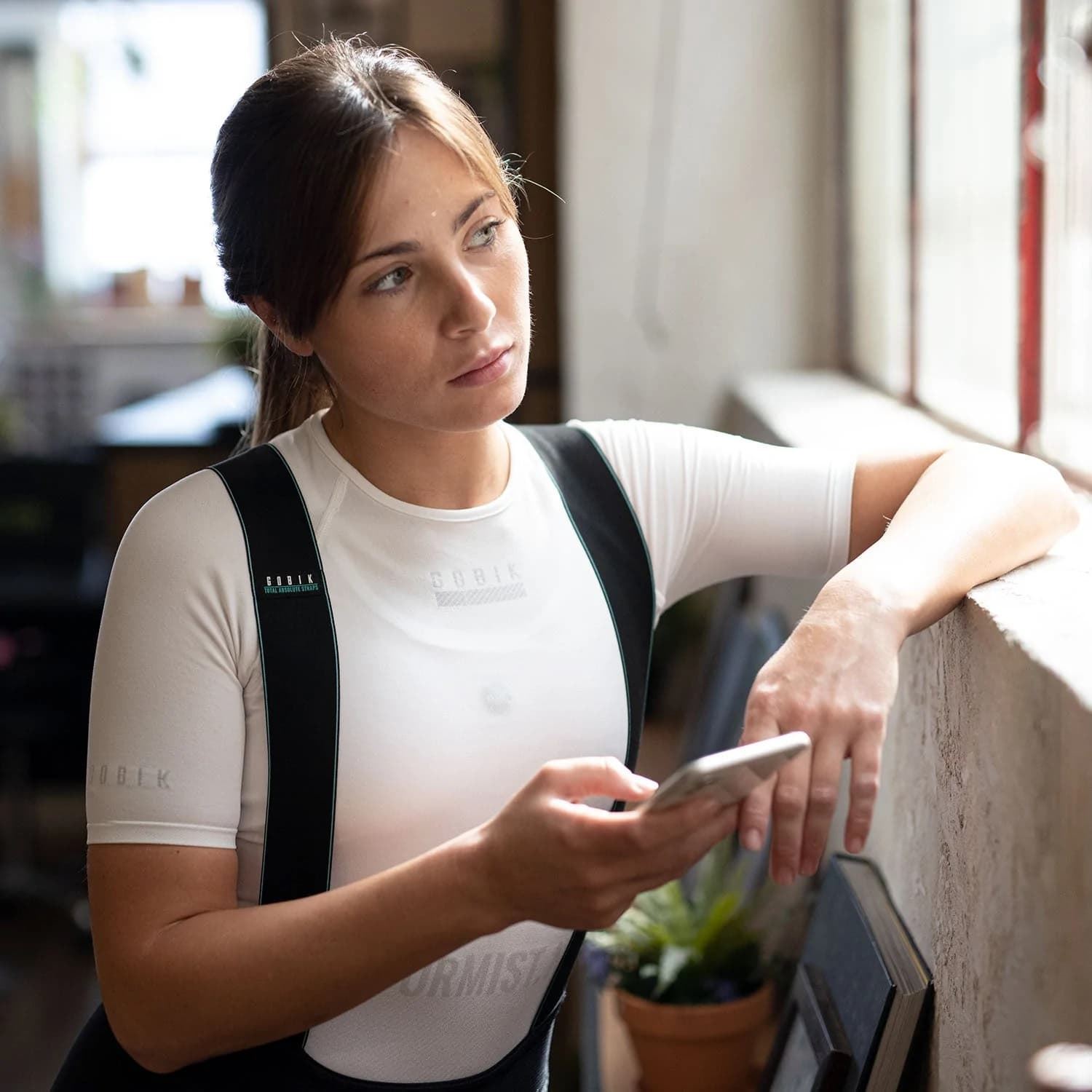 CAMISETA INTERIOR GOBIK MANGA CORTA LIMBER SKIN MUJER BLANCO - Imagen 2