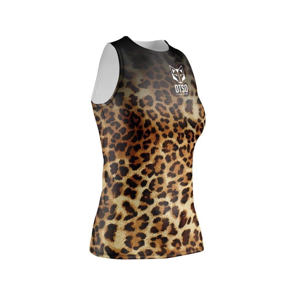 Camiseta OTSO Sin Mangas Mujer Leopard Skin - Imagen 1