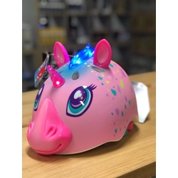 Casco Infantil RASKULLZ Unicornio Rosa con luz - Imagen 2