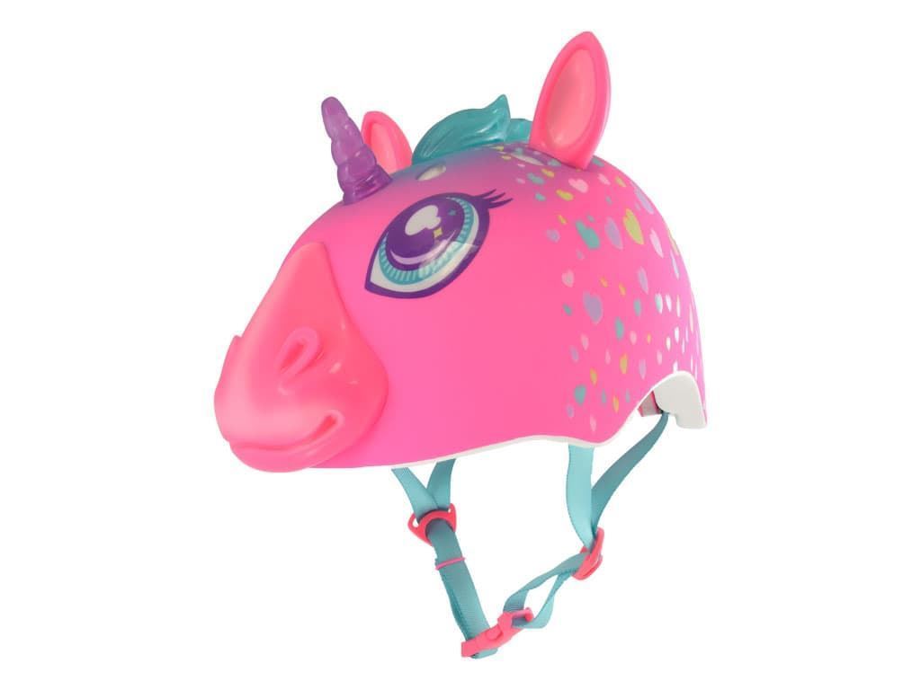 Casco Infantil RASKULLZ Unicornio Rosa con luz - Imagen 3