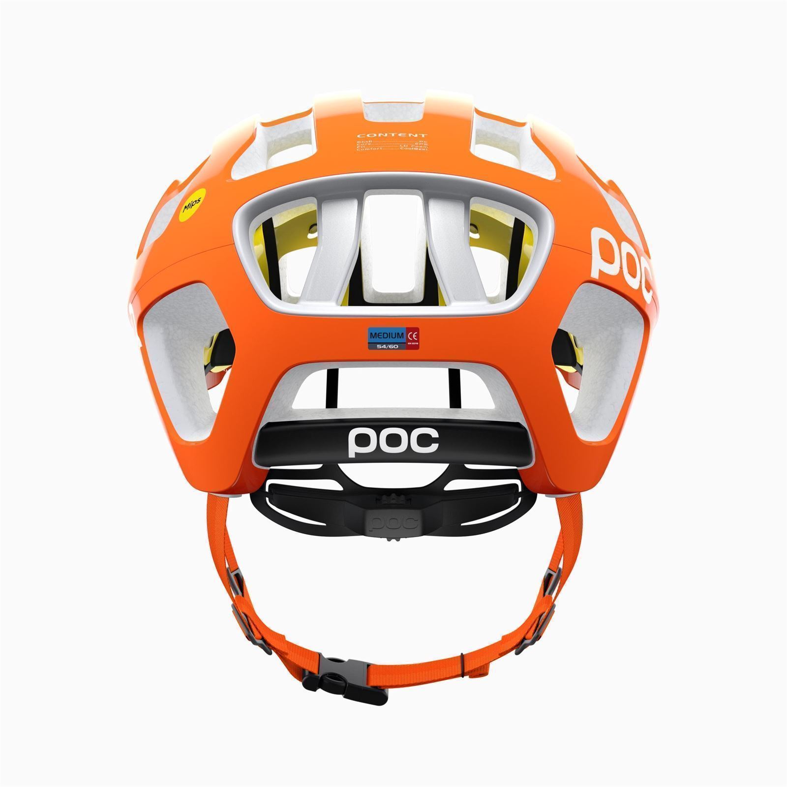 Casco POC OCTAL MIPS "Fluorescent Orange AVIP" - Imagen 4