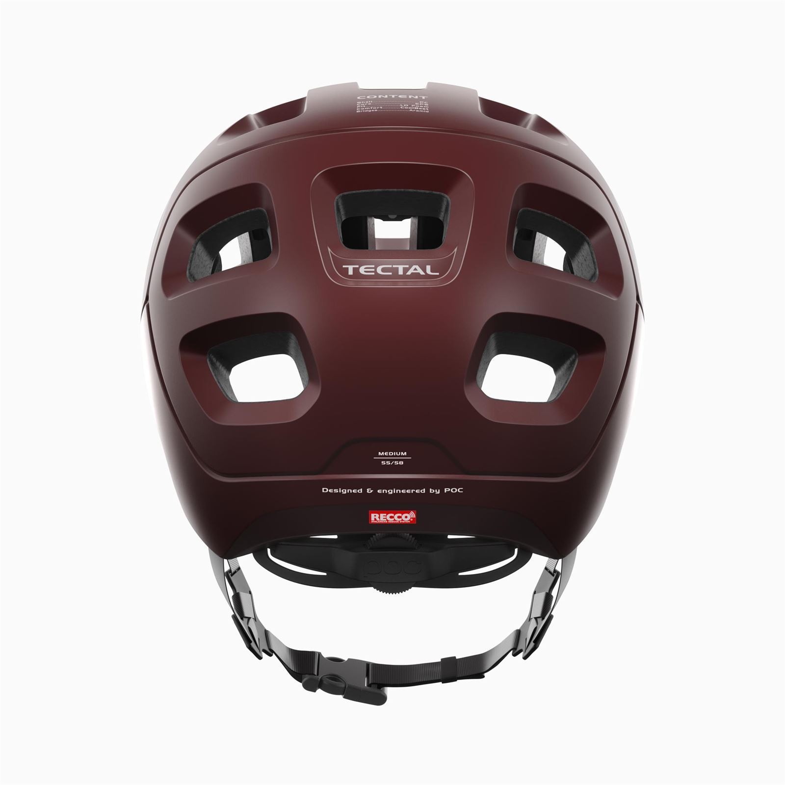 Casco POC TECTAL "Garnet Red Matt" - Imagen 4