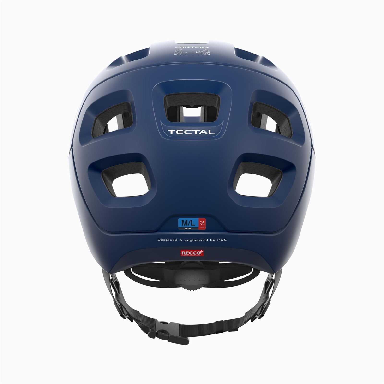 Casco POC TECTAL "Lead Blue Matt New" - Imagen 4