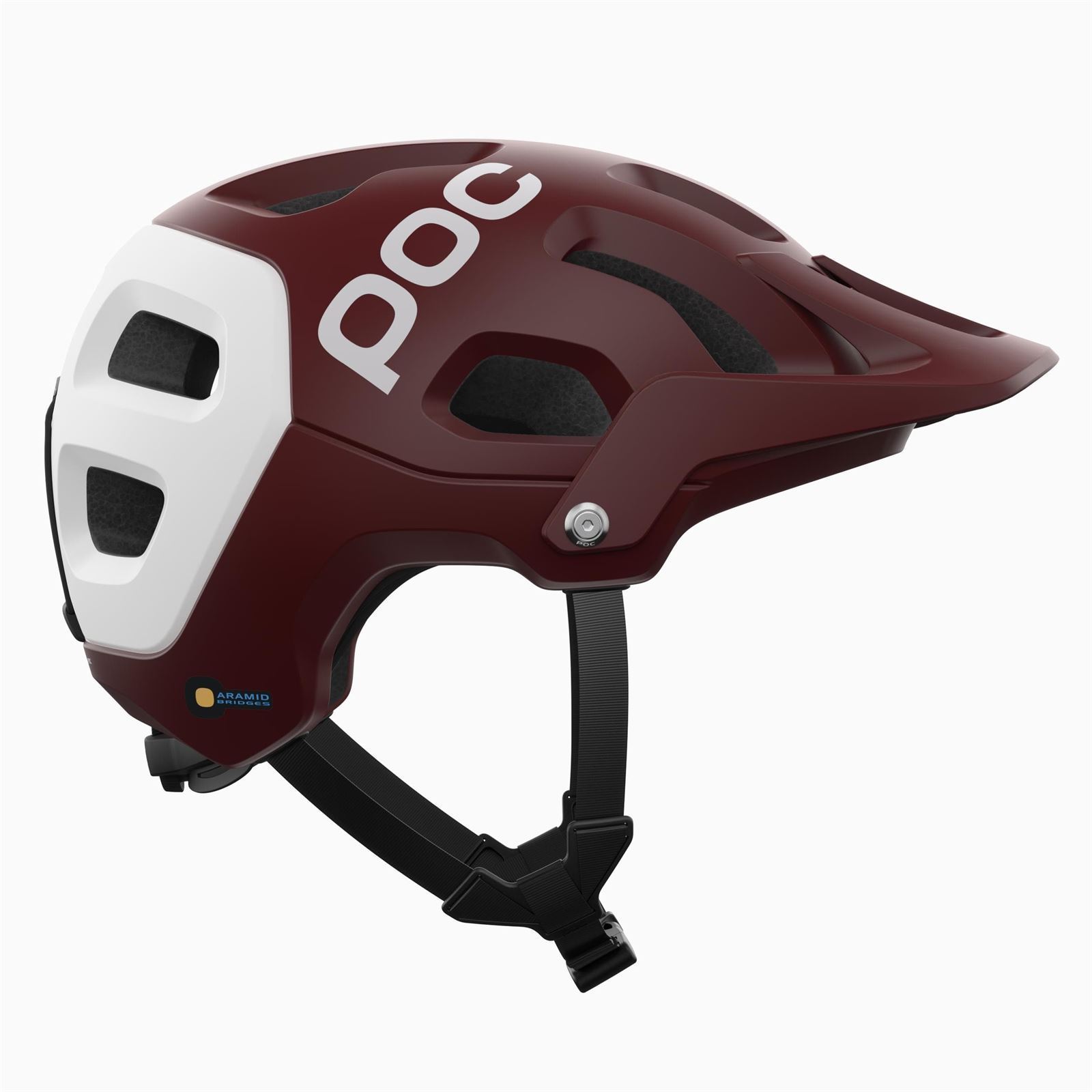 Casco POC TECTAL RACE MIPS "Garnet Red/Hydrogen White Matt" - Imagen 3