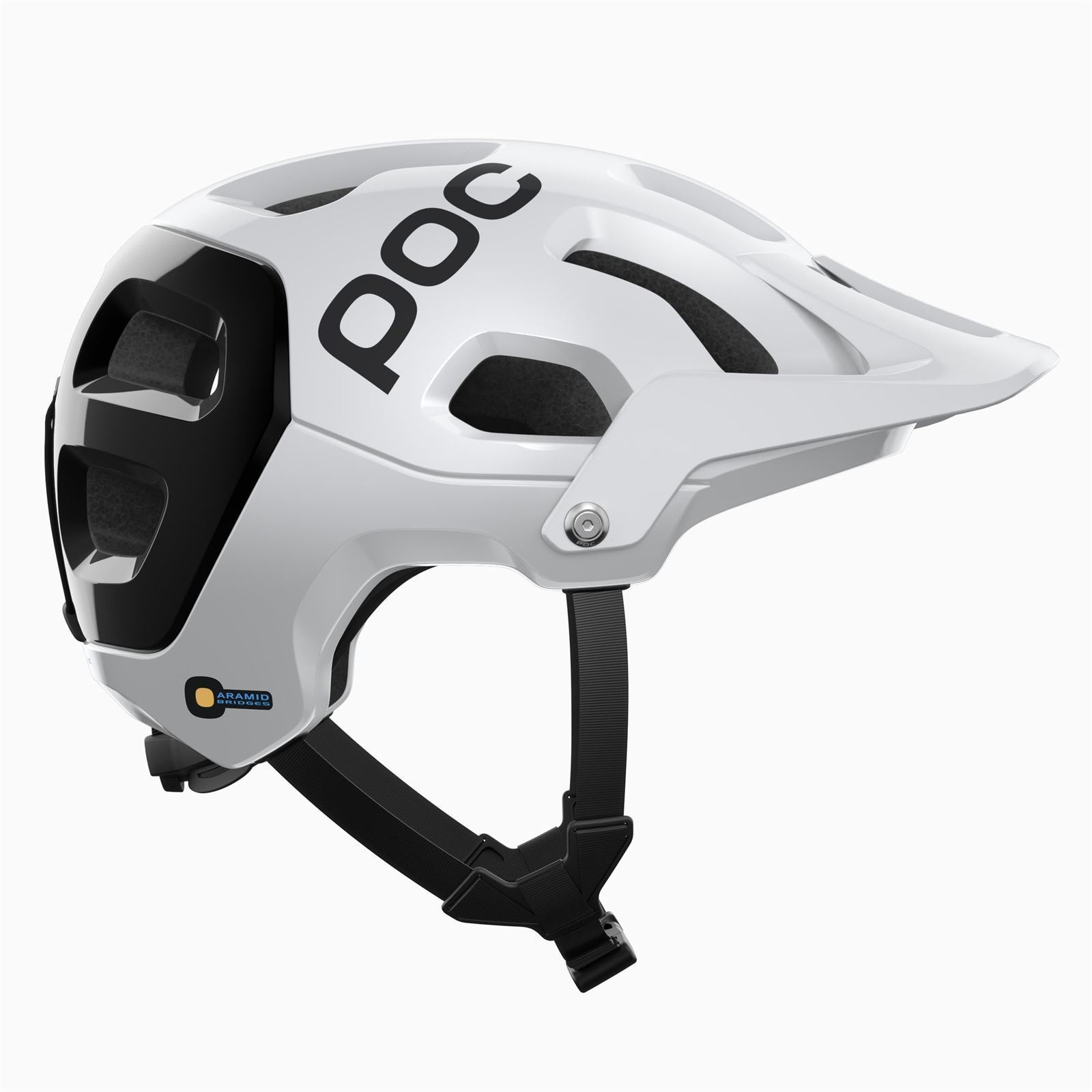 Casco POC TECTAL RACE MIPS "Hydrogen White/Uranium Black" - Imagen 3