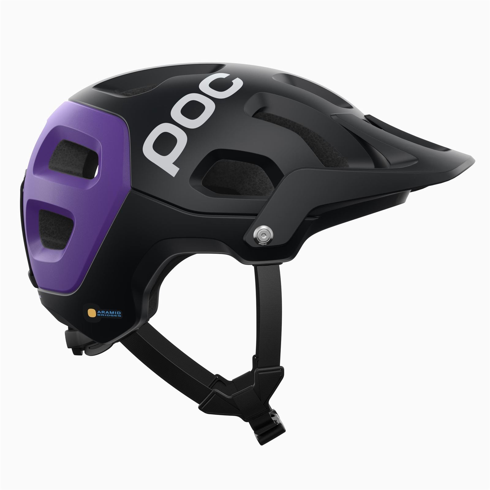 Casco POC TECTAL RACE MIPS "Uranium Black/Sapphire Purple Metallic/Matt" - Imagen 3