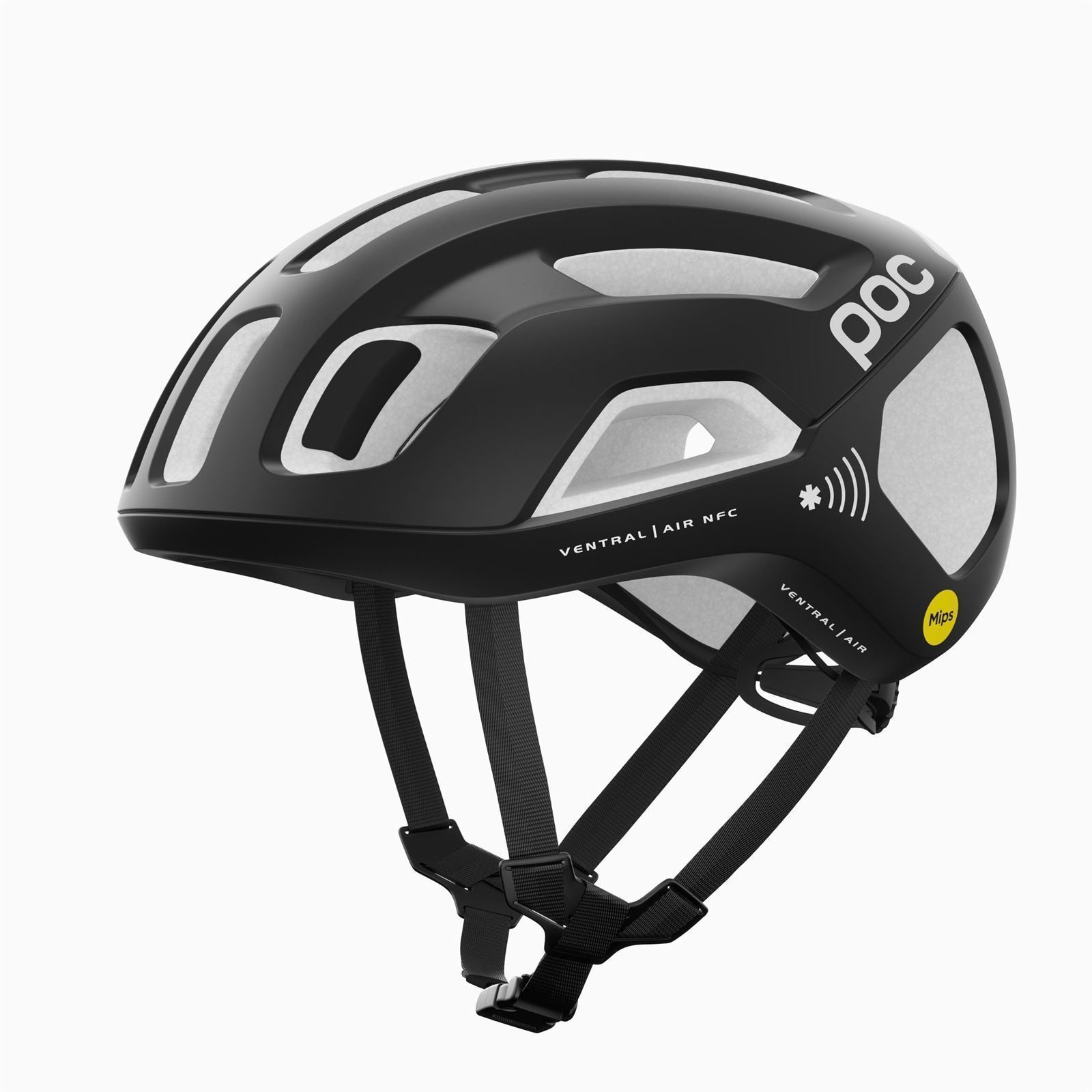 Casco POC VENTRAL AIR MIPS NFC "Uranium Black/Hydrogen White Matt" - Imagen 1