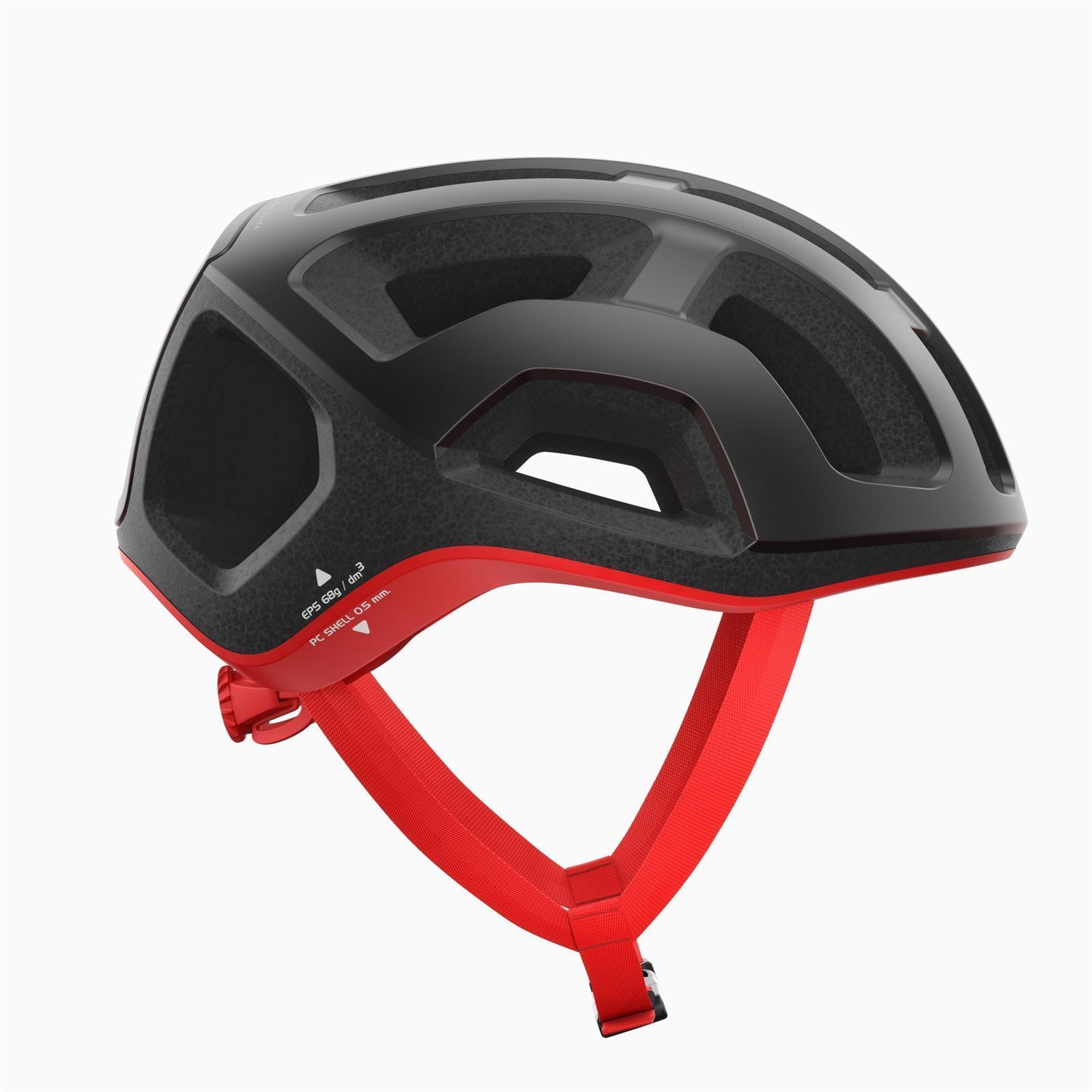 Casco POC VENTRAL LITE. NEGRO/ROJO MATE. 2025 - Imagen 3