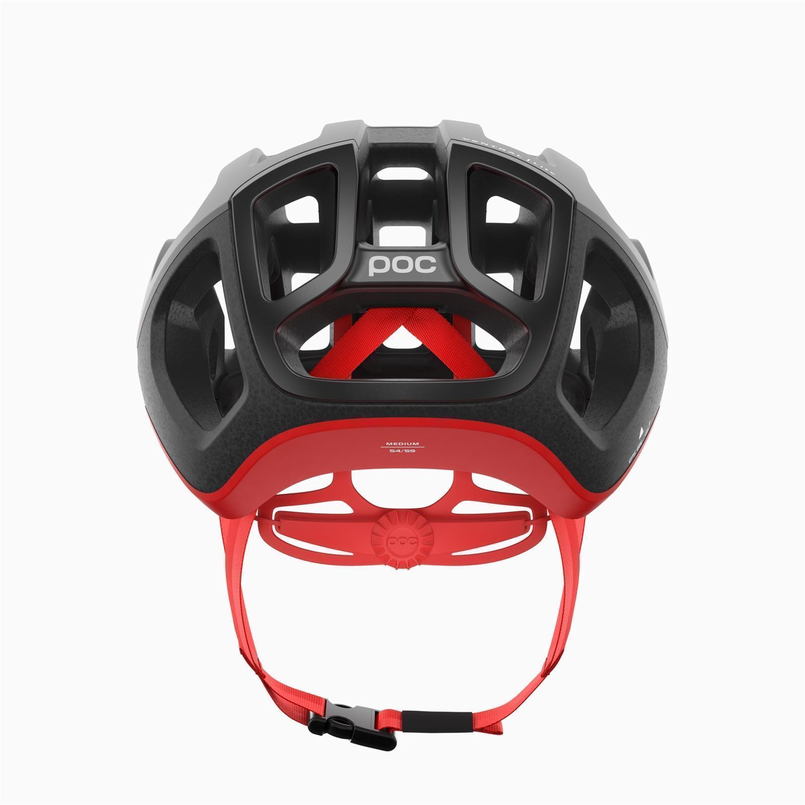 Casco POC VENTRAL LITE. NEGRO/ROJO MATE. 2025 - Imagen 4