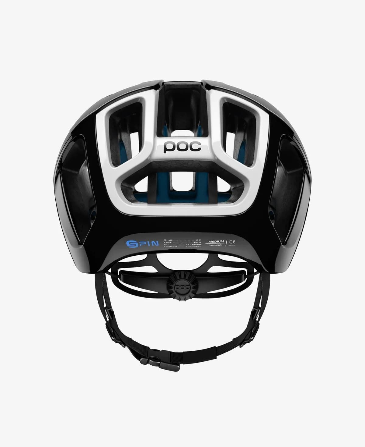 CASCO POC VENTRAL SPIN Raceday. NEGRO BRILLO. ÚLTIMA UNIDAD!!!! TALLA M - Imagen 4