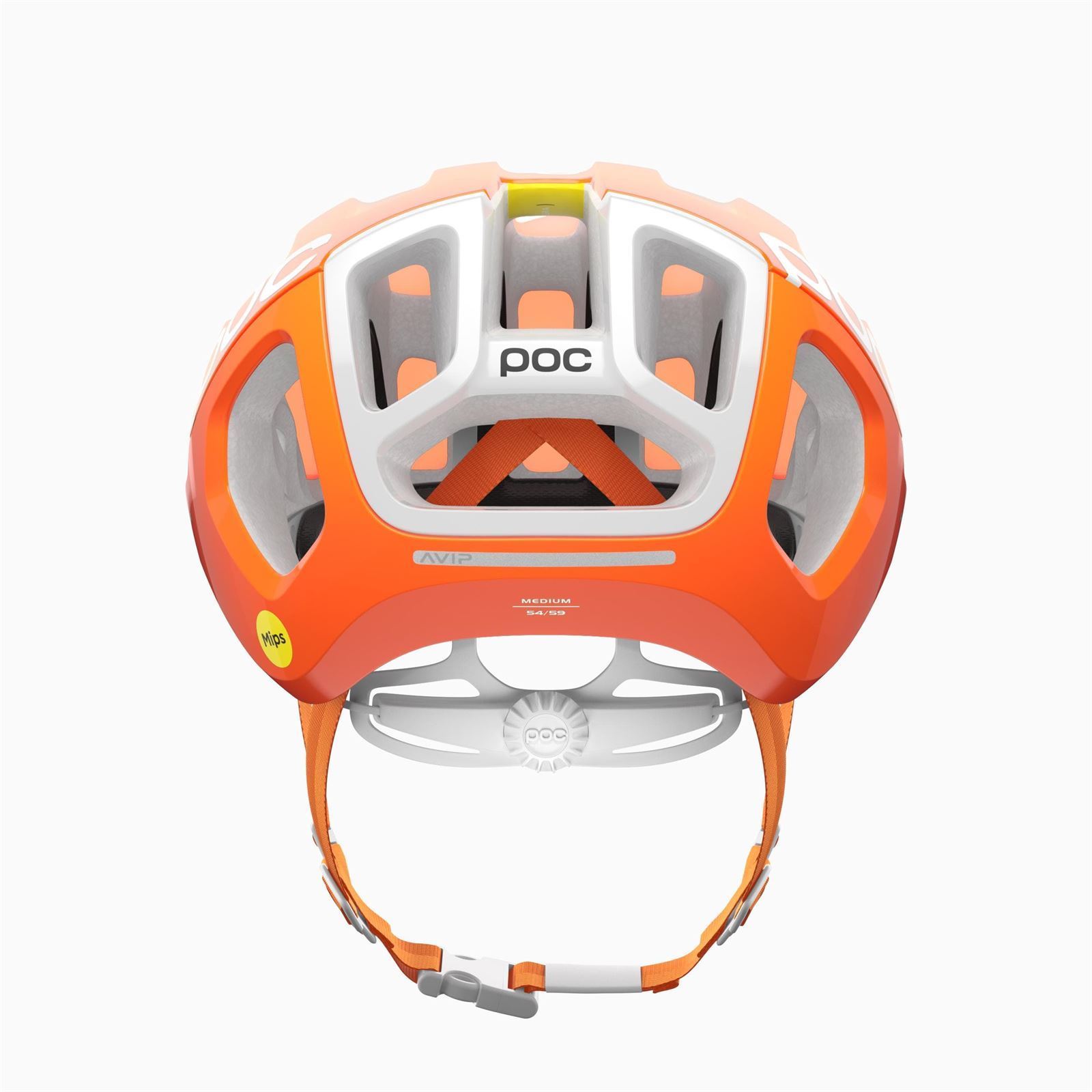 Casco POC VENTRAL TEMPUS MIPS "Fluorescent Orange AVIP". ÚLTIMAS UNIDADES. TALLA S!! - Imagen 4
