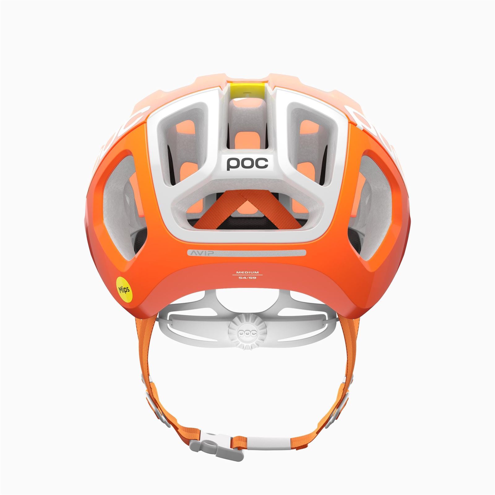 Casco POC VENTRAL TEMPUS MIPS "Fluorescent Orange AVIP" - Imagen 4