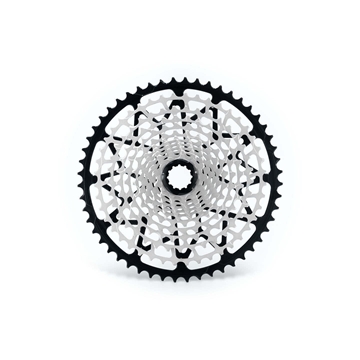 Cassette GARBARUK 12V , 10-52T (SHIMANO MICRO SPLINE FREEHUB), negro - Imagen 1