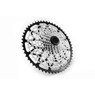 Cassette GARBARUK 12V , 10-52T (SHIMANO MICRO SPLINE FREEHUB), negro - Imagen 2