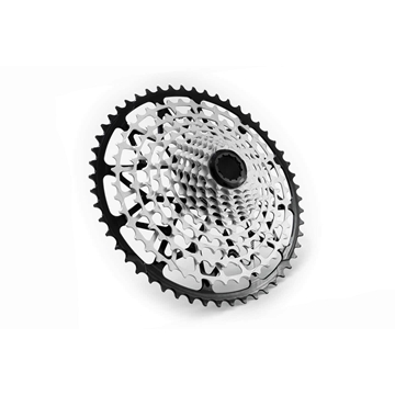 Cassette GARBARUK 12V , 10-52T (SHIMANO MICRO SPLINE FREEHUB), negro - Imagen 2