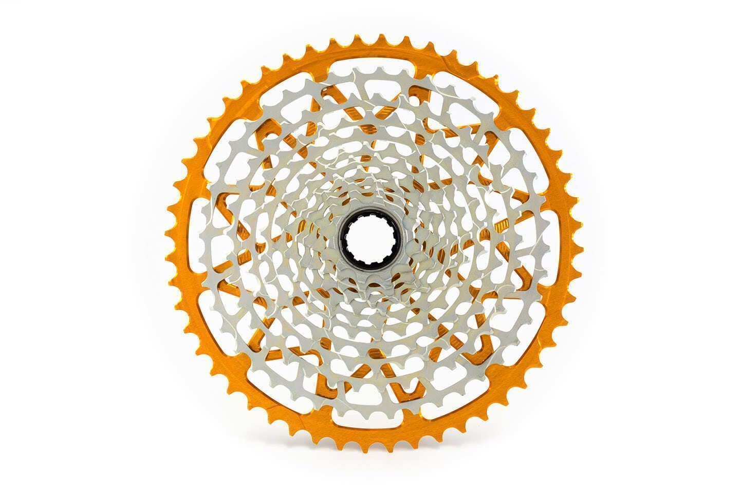 Cassette GARBARUK 12V , 10-52T (SRAM XD), naranja - Imagen 1