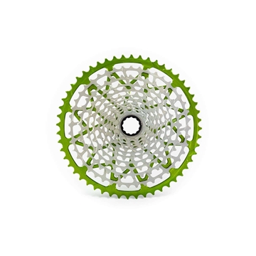 Cassette GARBARUK 12V , 10-52T (SRAM XD), verde - Imagen 1