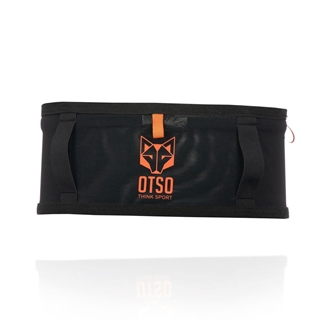 Cinturón Running OTSO Negro / Naranja (Unisex) - Imagen 2