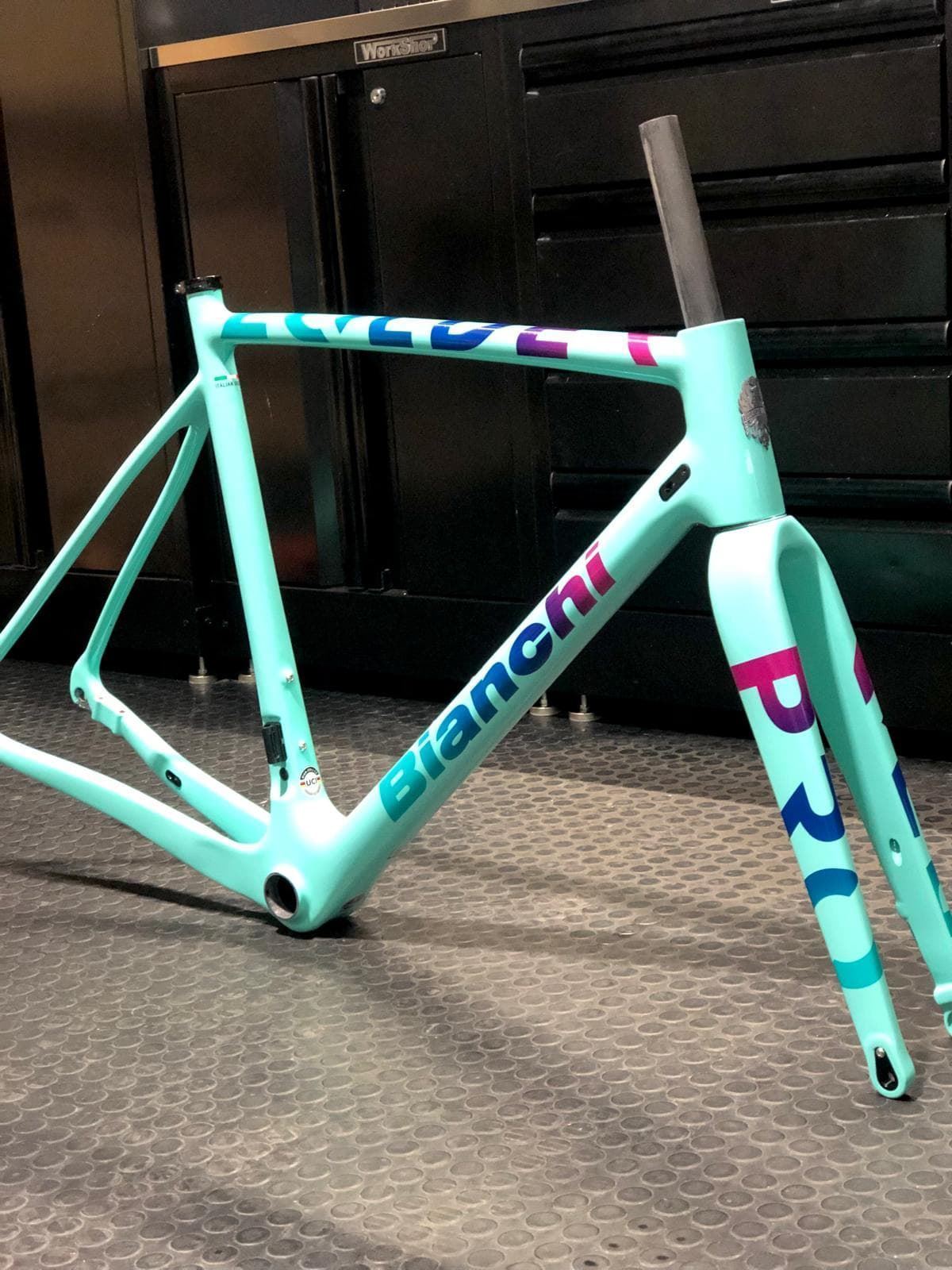 CUADRO BIANCHI ZOLDER PRO DISC CICLOCROSS CARB. AGOTADO!! - Imagen 2