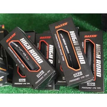 Cubierta Carretera MAXXIS HIGH ROAD 700x25C 170TPI, negro, plegable - Imagen 1