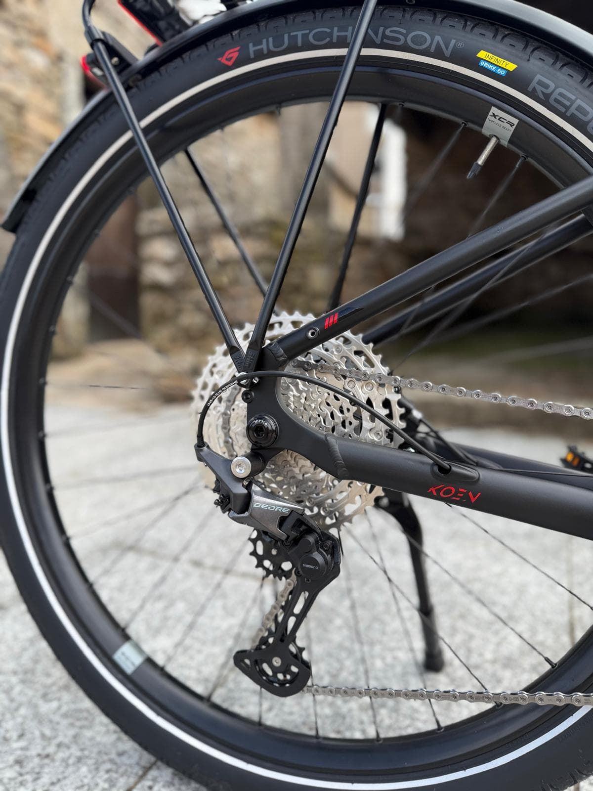E-BIKE MTB/URBANA MMR KOEN 00. BLACK N RED - Imagen 3