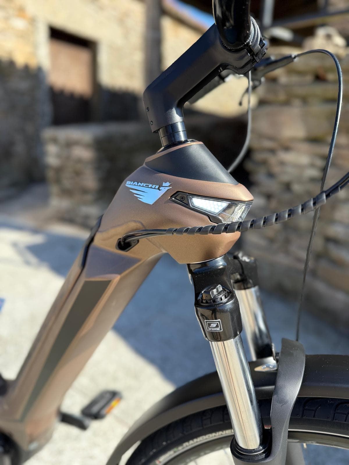 E-BIKE URBAN BIANCHI E-OMNIA CTYPE OLI-EDGE 630Wh - Imagen 4