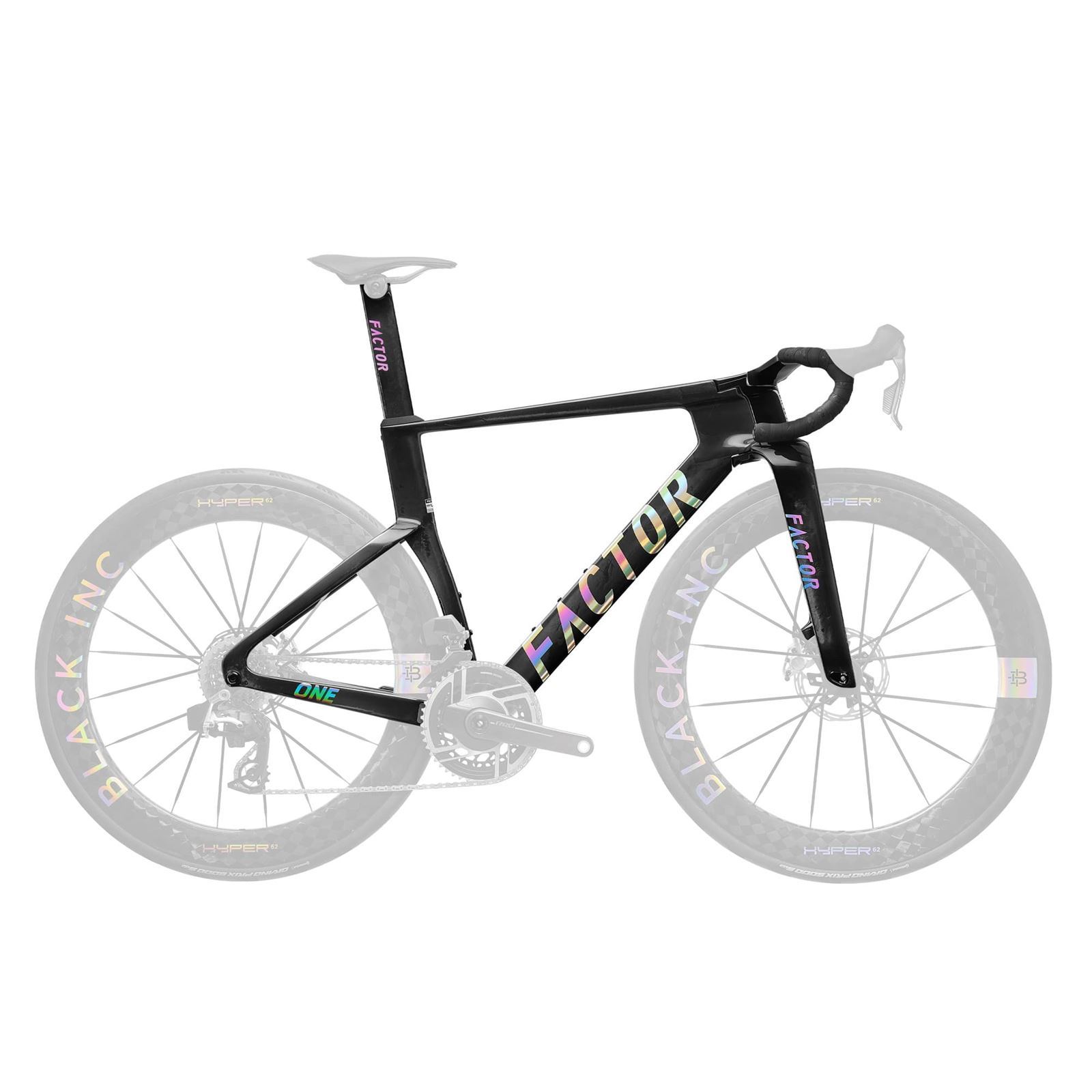 FACTOR ONE NIMBUS CHROME KIT DE CUADRO + RUEDAS BLACK INC SIXTY TWO - Imagen 1