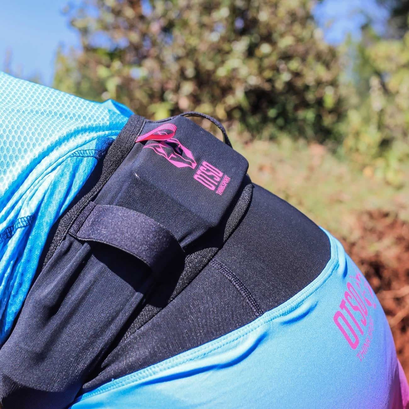Falda Running OTSO Azul / Rosa Flúor. ÚLTIMA UNIDAD!! TALLA S - Imagen 4