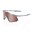 Gafas 100% HYPERCRAFT XS HIPER "Matte Stone Grey - Lente: Hiper Crimson Silver Mirror" - Imagen 1