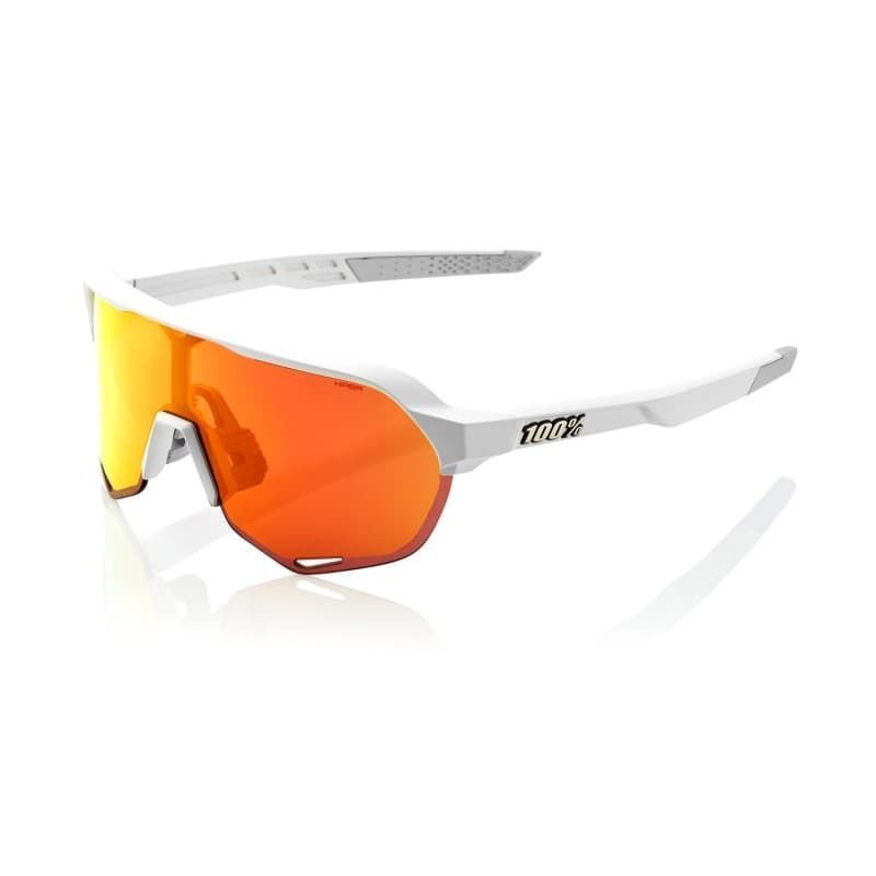 Gafas 100% S2 Blanco Mate - Lente: Hiper Red Mirror - Imagen 1