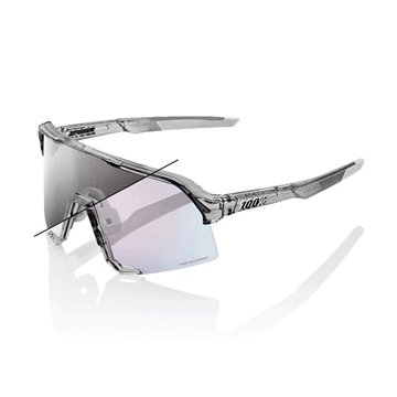 Gafas 100% S3 Polished Translucent Grey - Lente: Rose Gold Mirror Photochromic - Imagen 1