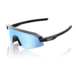 GAFAS 100% SLENDALE XS Matte Black HiPER® Blue Multilayer Mirror Lens - Imagen 1
